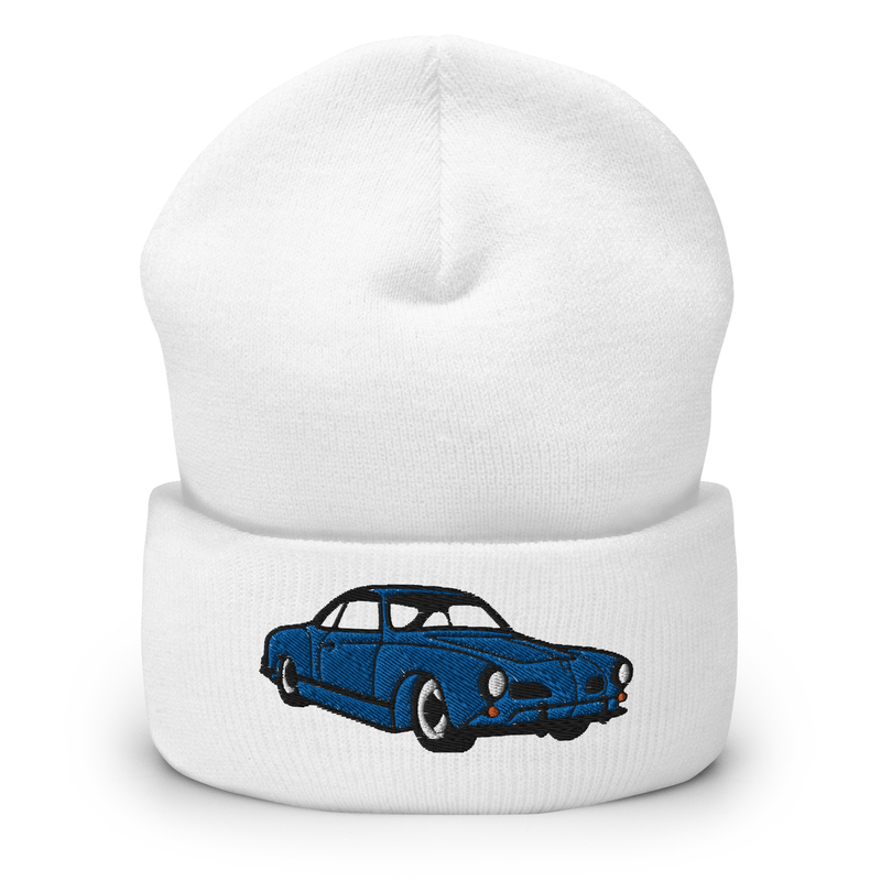 Cuffed Beanie with Karmann Ghia
