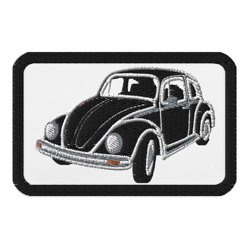 Retro Beetle Embroidered Patches
