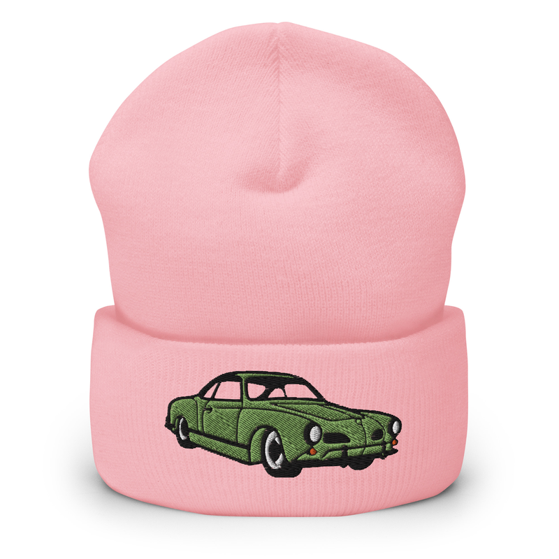 Cuffed Beanie with Karmann Ghia