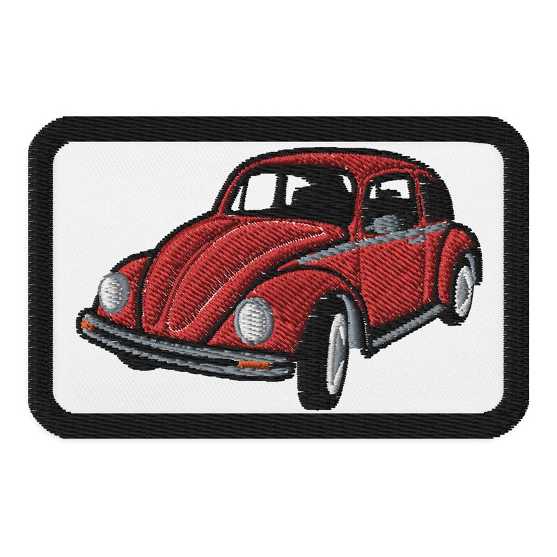 Retro Beetle Embroidered Patches