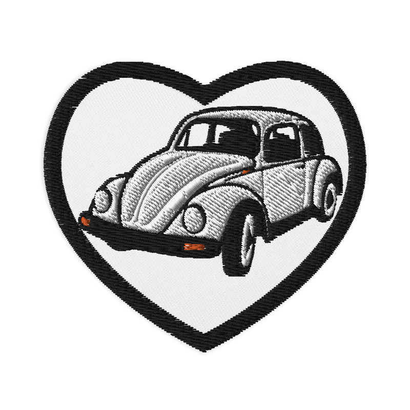 Retro Beetle Embroidered Patches