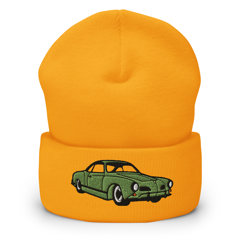 Cuffed Beanie with Karmann Ghia