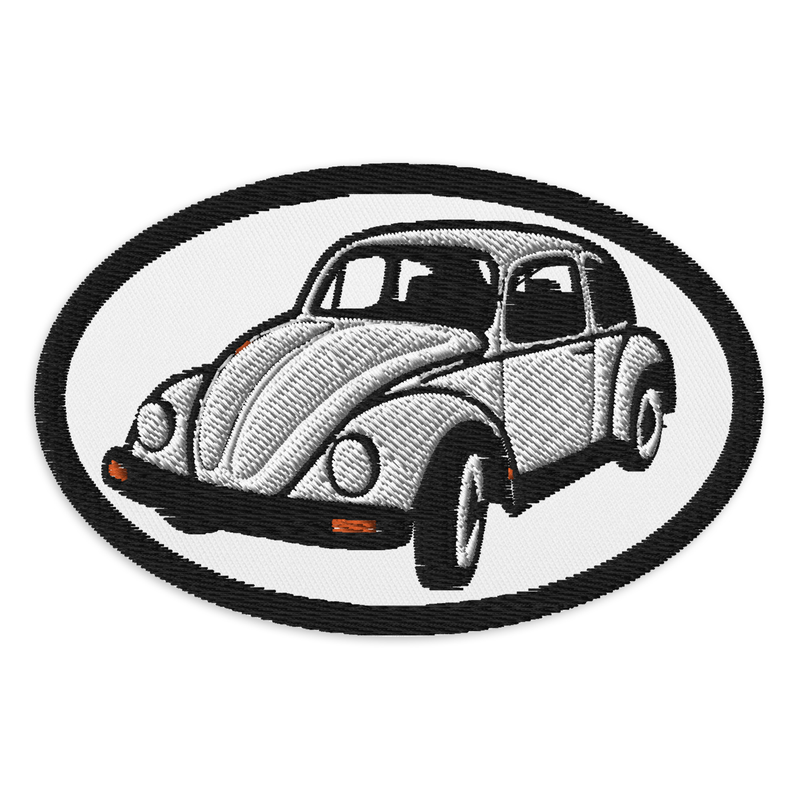 Retro Beetle Embroidered Patches