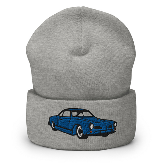 Cuffed Beanie with Karmann Ghia