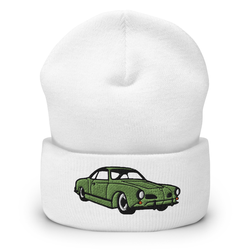 Cuffed Beanie with Karmann Ghia