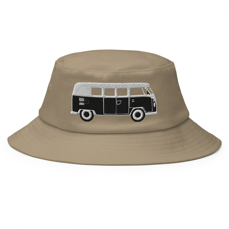 New meets old Bucket Hat with vintage T1 van