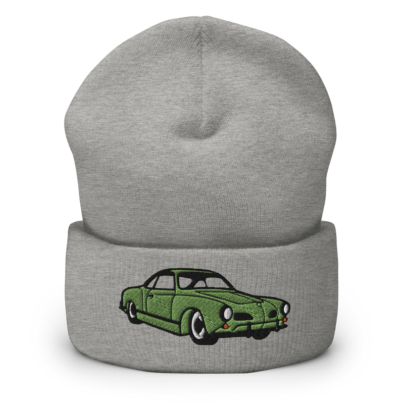Cuffed Beanie with Karmann Ghia
