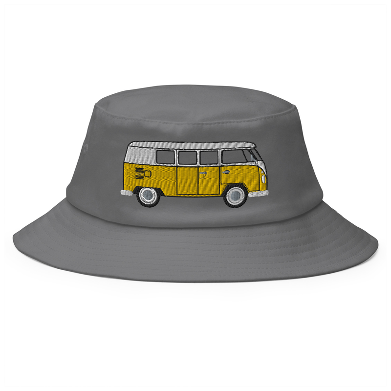 New meets old Bucket Hat with vintage T1 van
