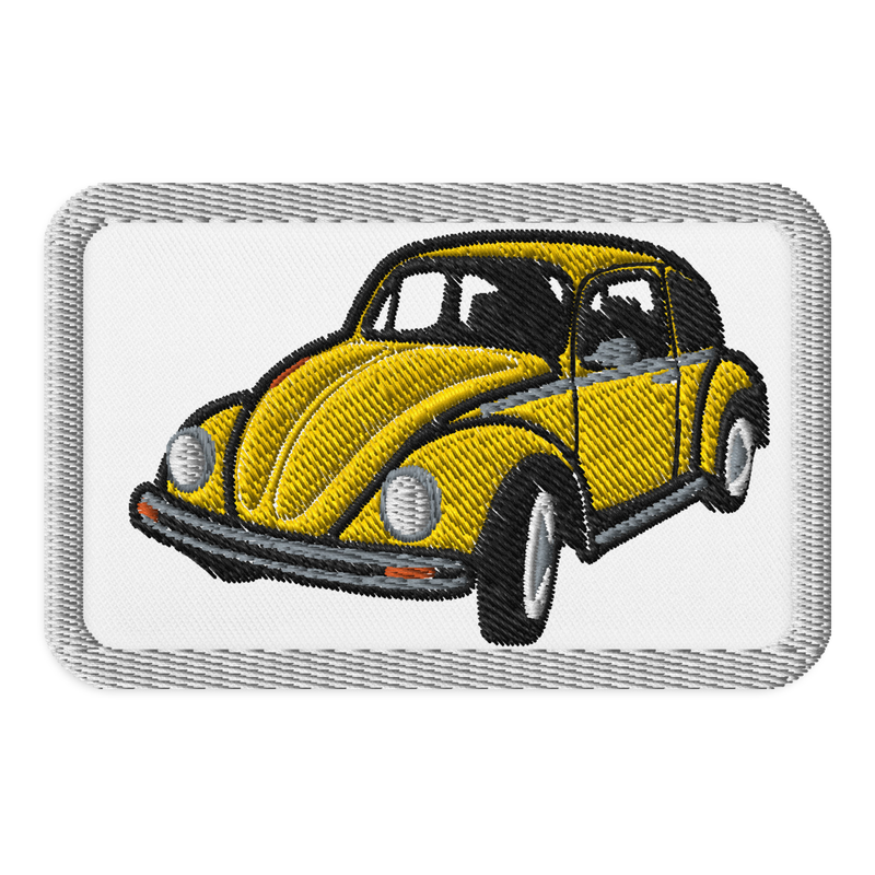 Retro Beetle Embroidered Patches