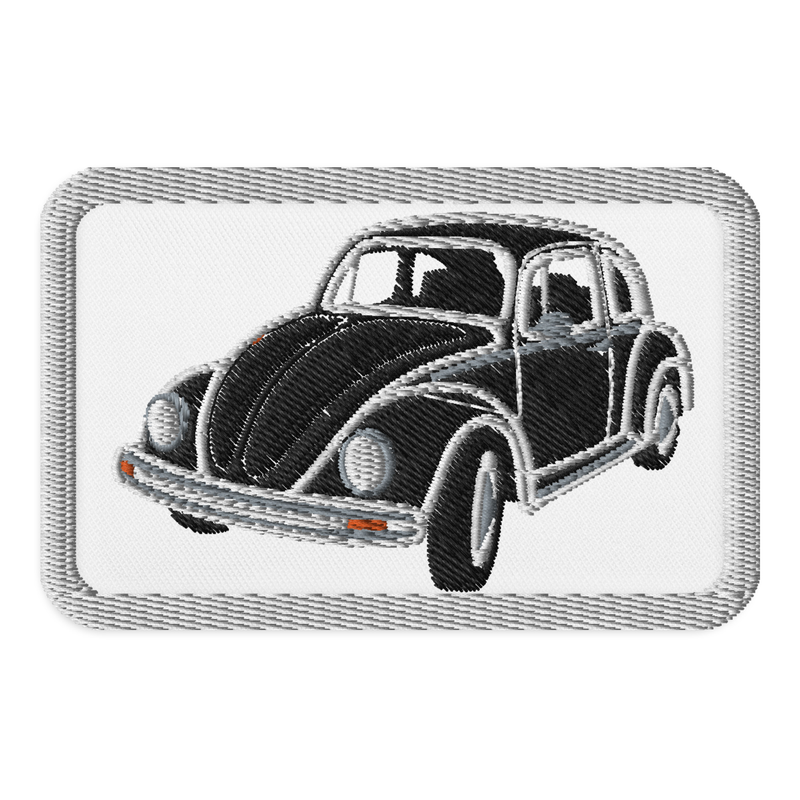 Retro Beetle Embroidered Patches