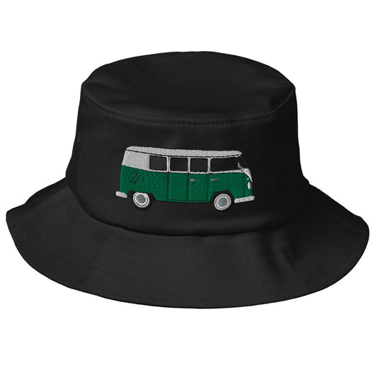 New meets old Bucket Hat with vintage T1 van