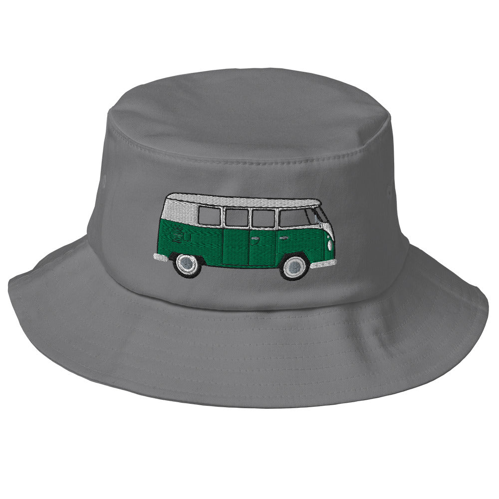 New meets old Bucket Hat with vintage T1 van