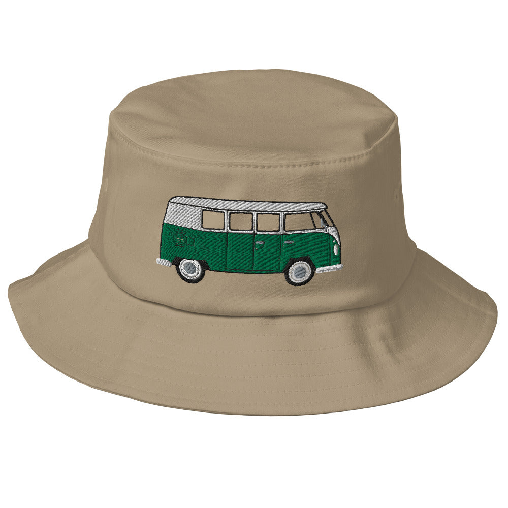 New meets old Bucket Hat with vintage T1 van