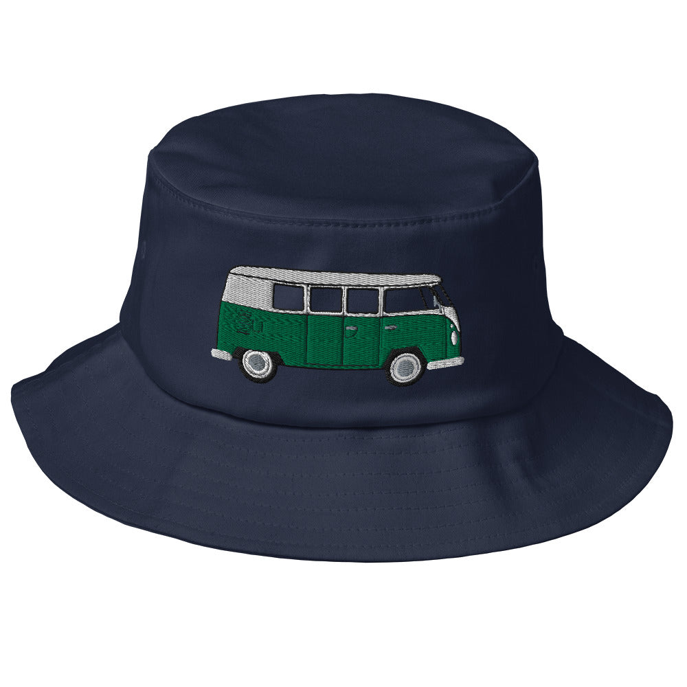 New meets old Bucket Hat with vintage T1 van