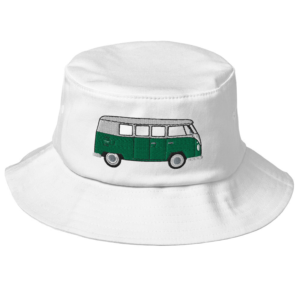 New meets old Bucket Hat with vintage T1 van