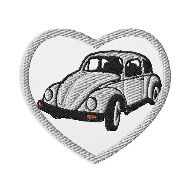 Retro Beetle Embroidered Patches