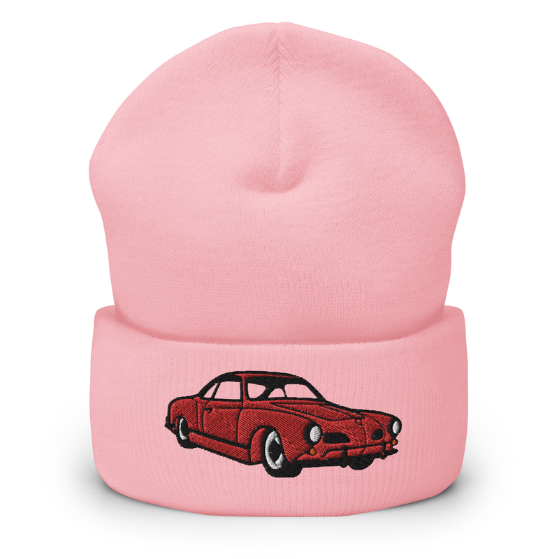 Cuffed Beanie with Karmann Ghia