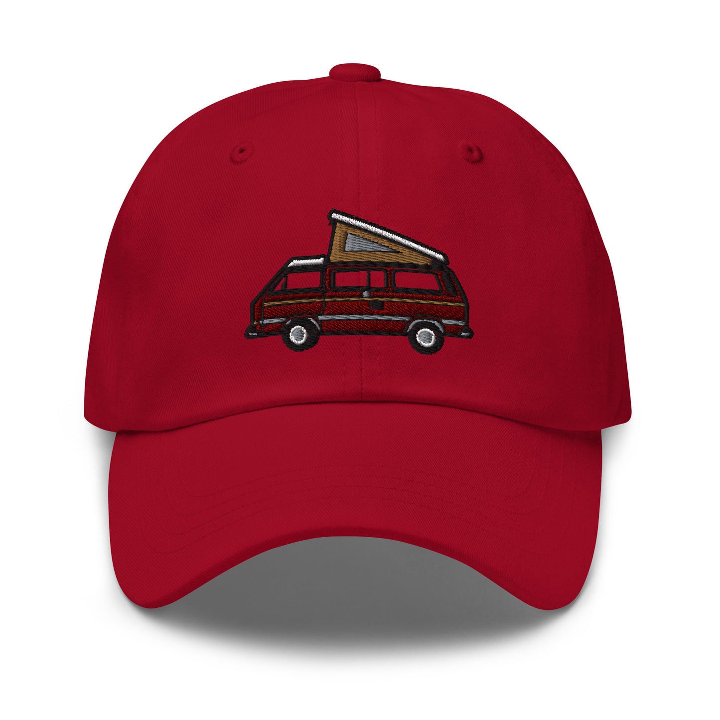 Dad hat with Joker pop up roof camper van embroidery