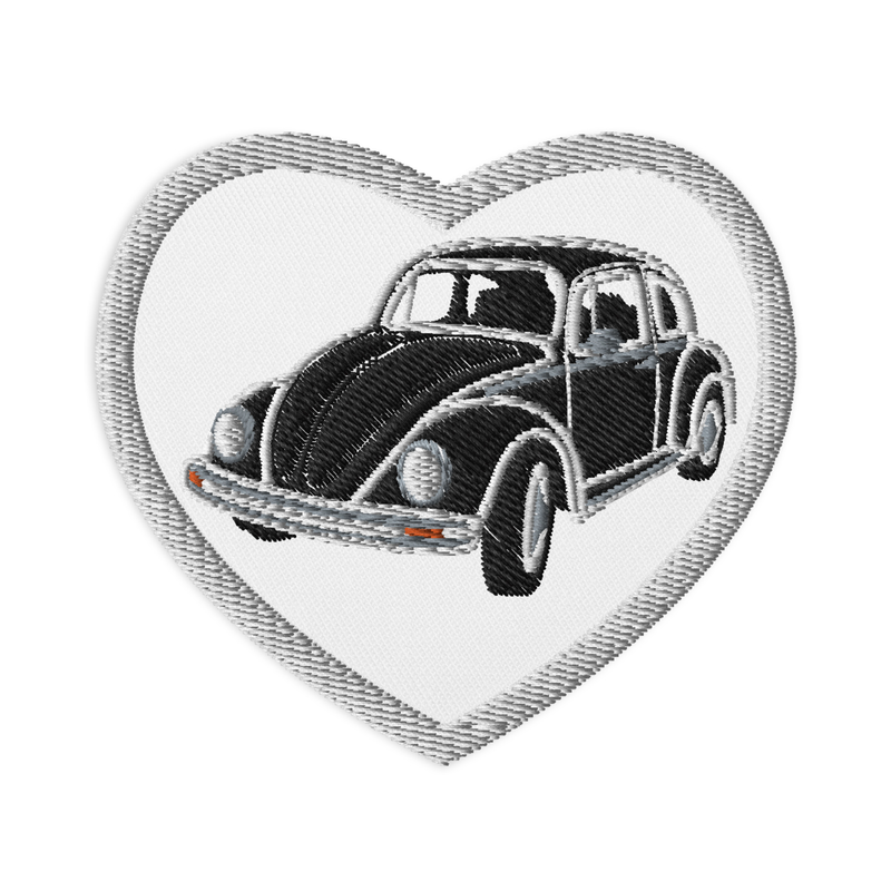 Retro Beetle Embroidered Patches