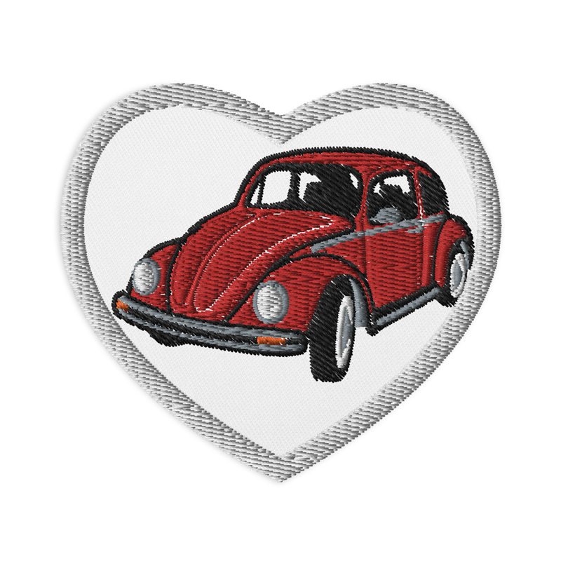 Retro Beetle Embroidered Patches