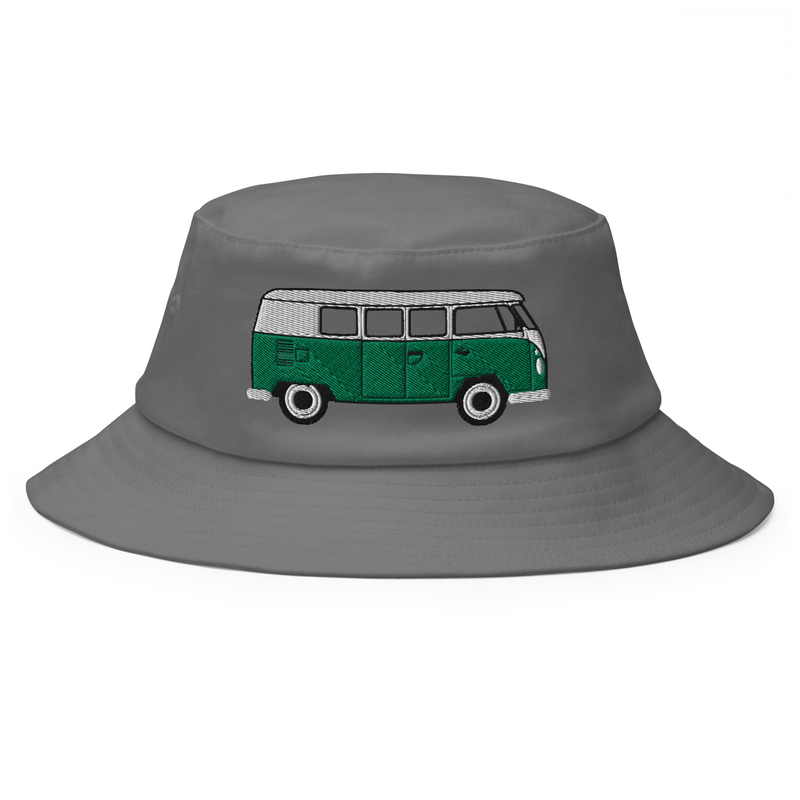New meets old Bucket Hat with vintage T1 van