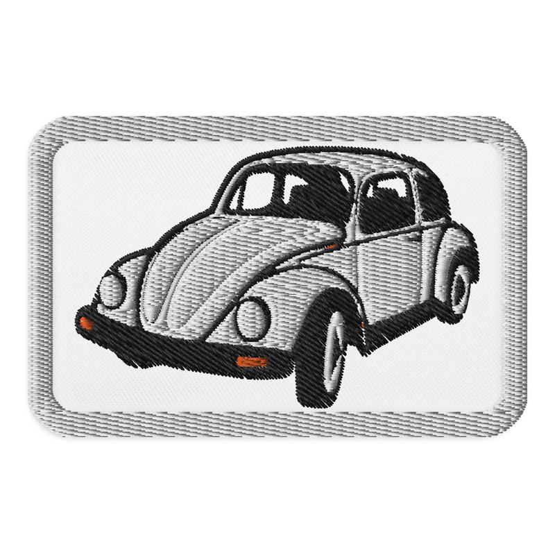 Retro Beetle Embroidered Patches