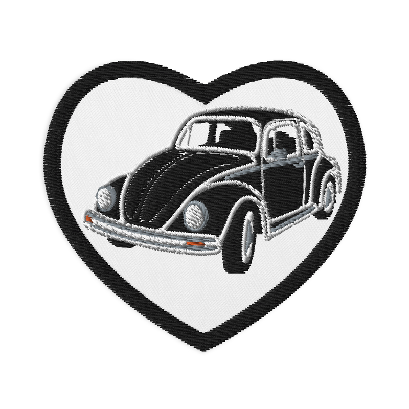 Retro Beetle Embroidered Patches
