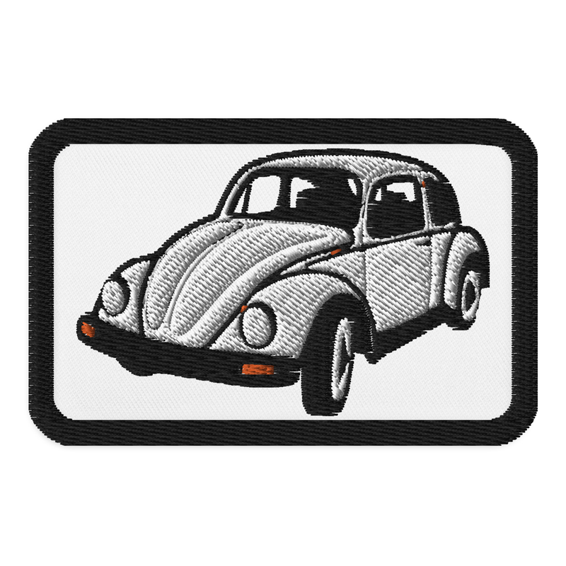 Retro Beetle Embroidered Patches
