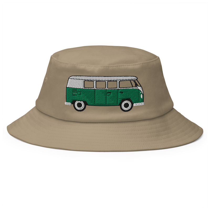 New meets old Bucket Hat with vintage T1 van