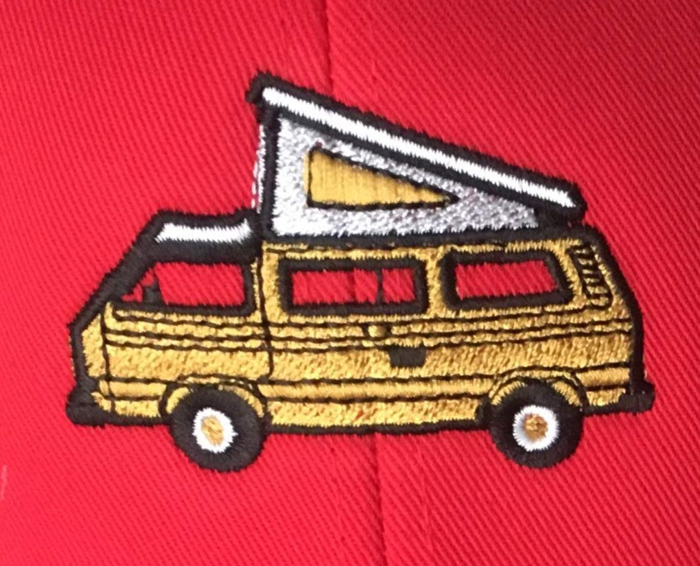 Dad hat with Joker pop up roof camper van embroidery