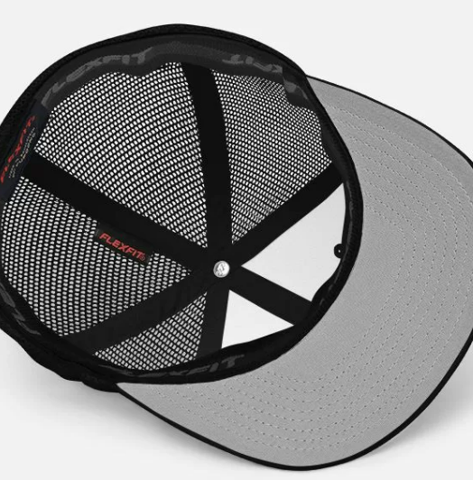 Closed-back trucker cap with Aircooled Beetle vintage car embroidery