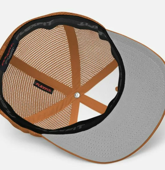 Closed-back trucker cap with Aircooled Beetle vintage car embroidery